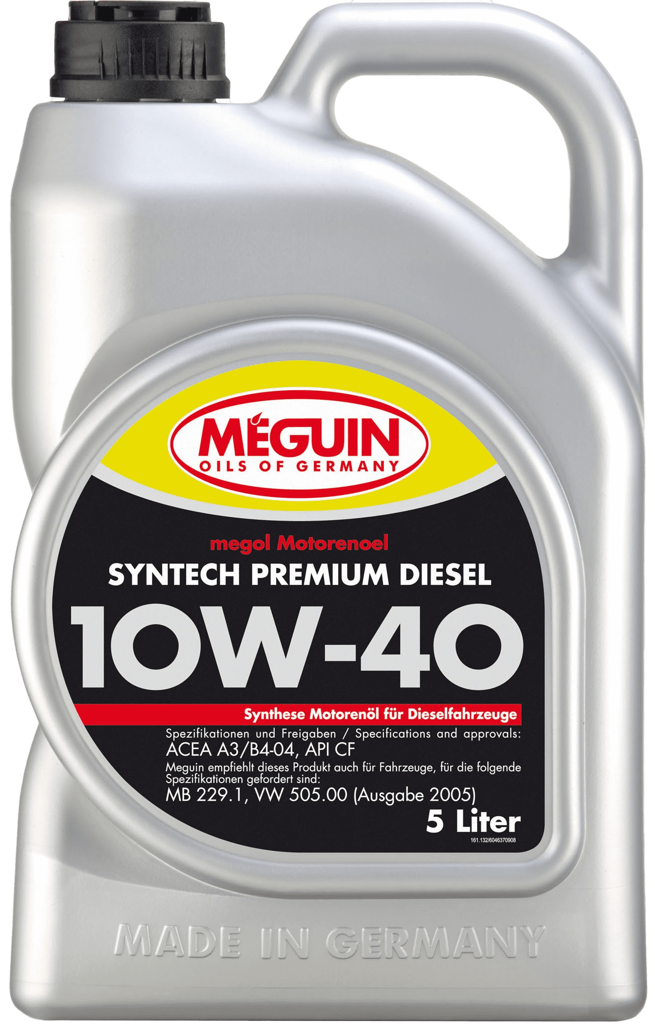 Моторное масло MEGUIN Megol Syntech Premium Diesel 10W-40, 5л (MEGUIN: 4637)